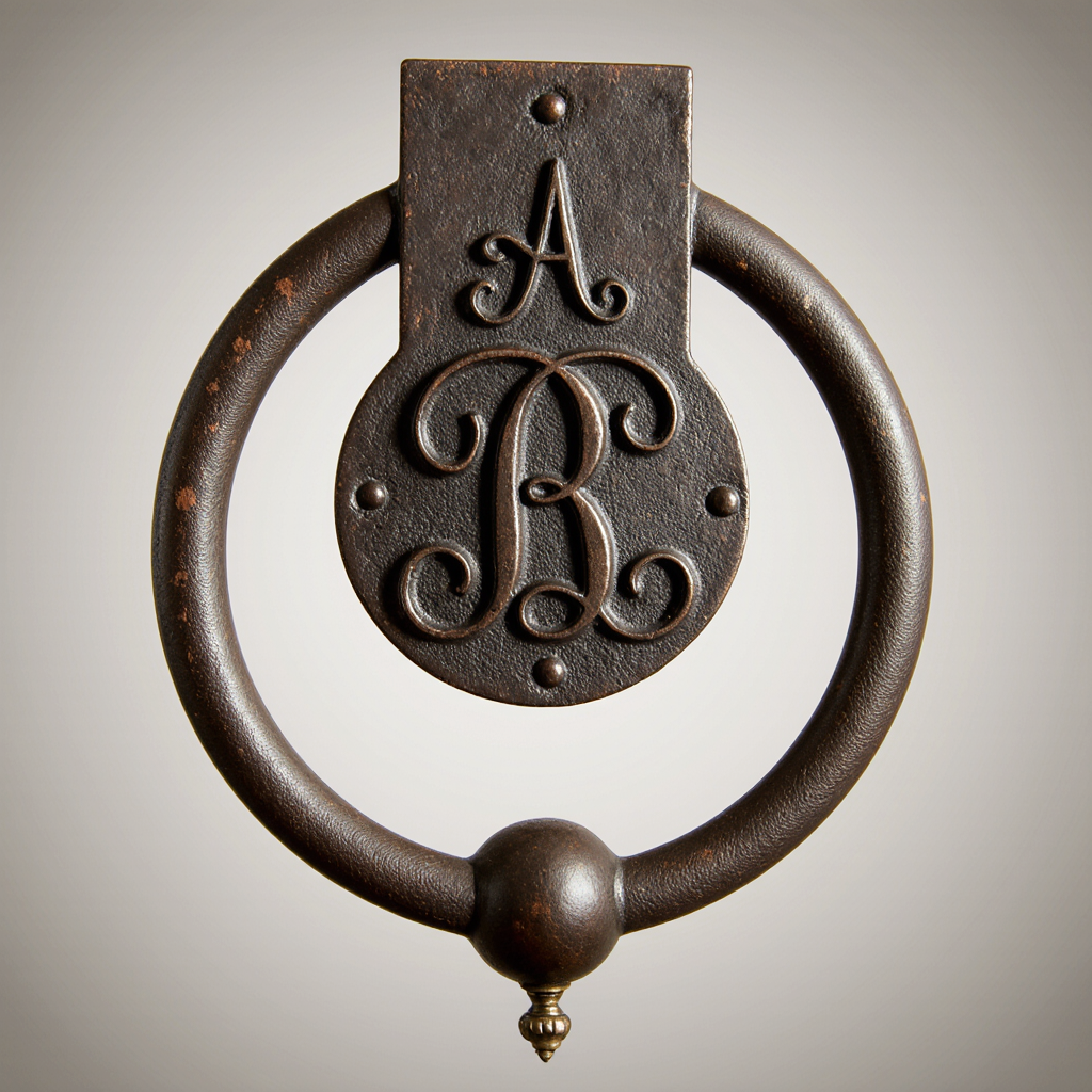 Custom Monogram Door Knocker