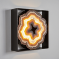 Geode-Inspired Wall Sconce