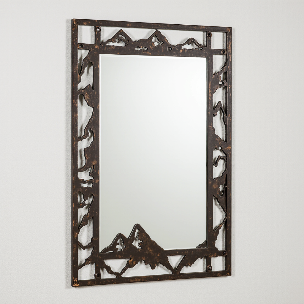 Mountain Range Mirror Frame