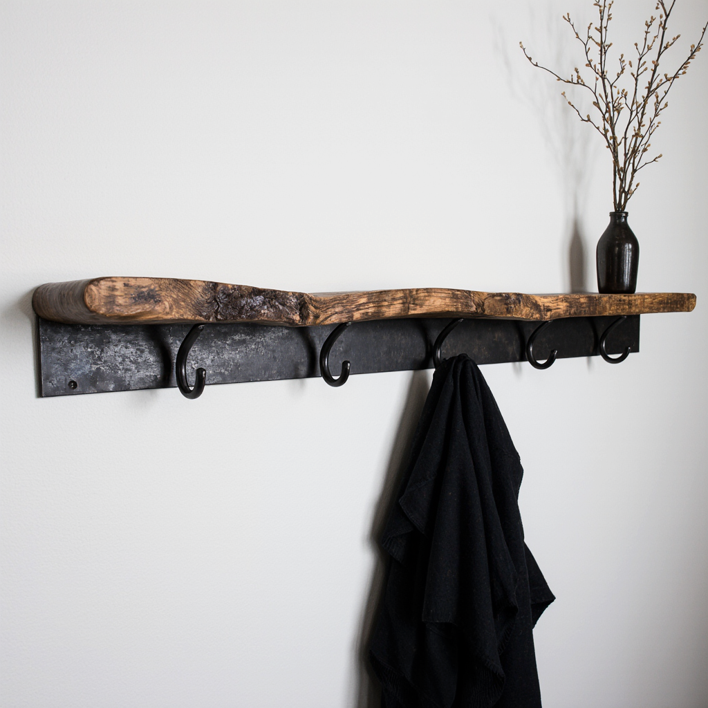 “Summit” Wall-Mounted Coat Rack