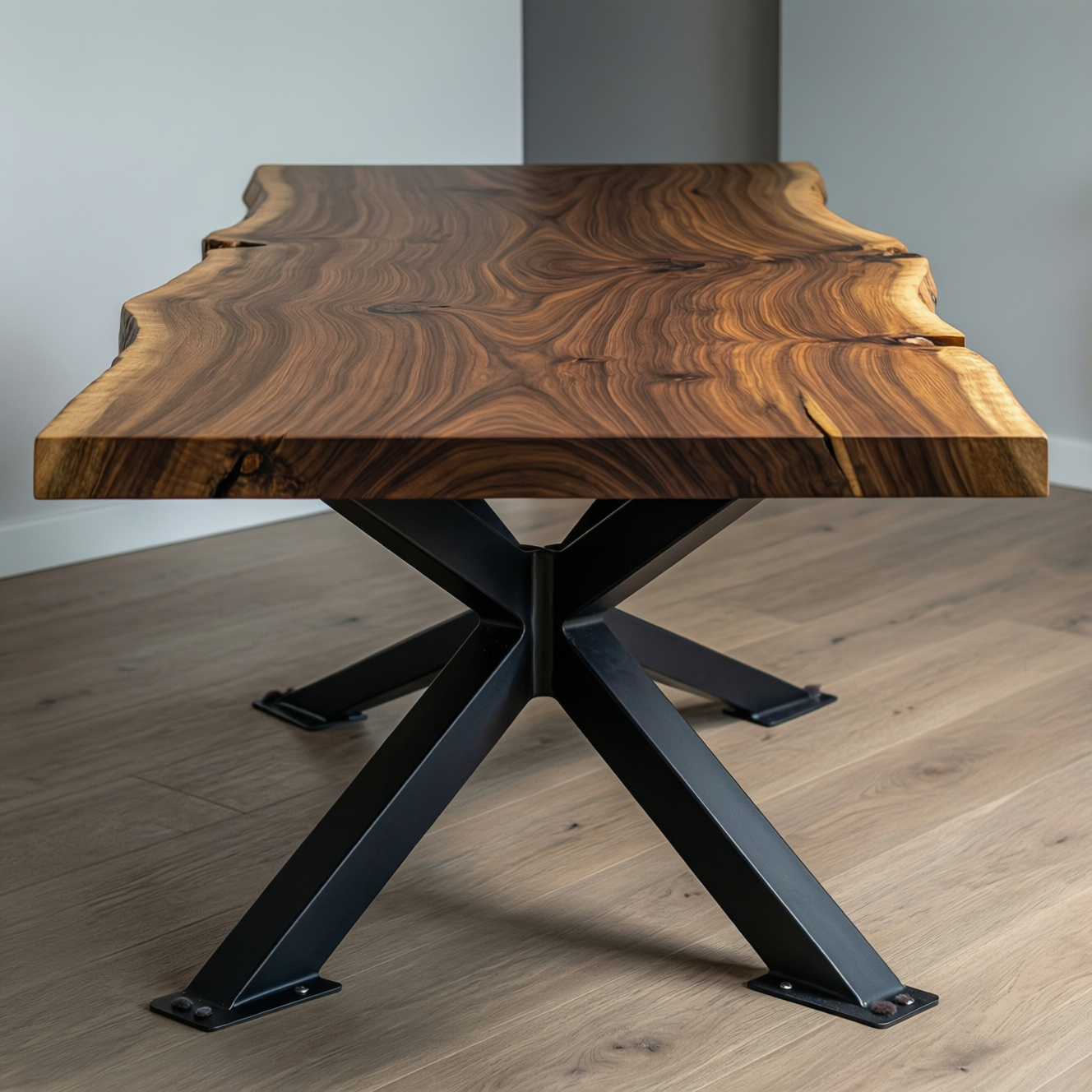 “Timber & Steel” Dining Table (72")